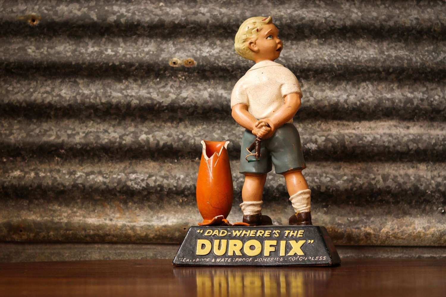Cute Advertising Figure Of The Durofix Boy