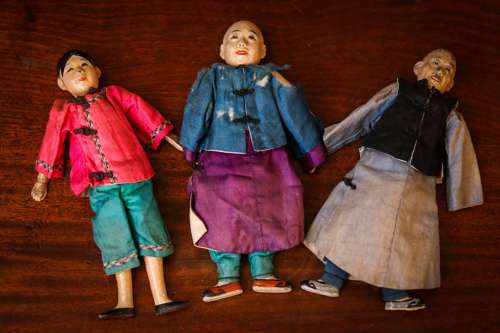 Three Very Unusual Chinese Dolls