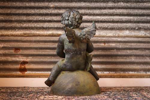 Superb Cast Iron angel water feature