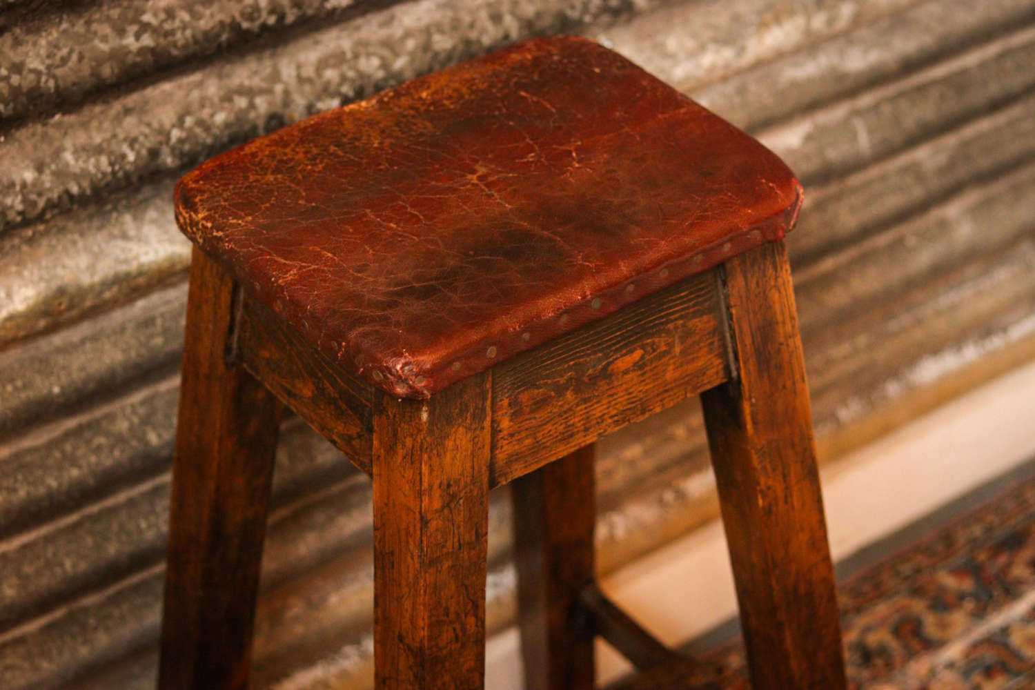 A factory machinists stool