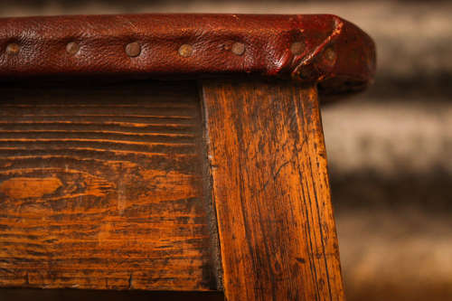 A factory machinists stool