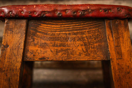 A factory machinists stool