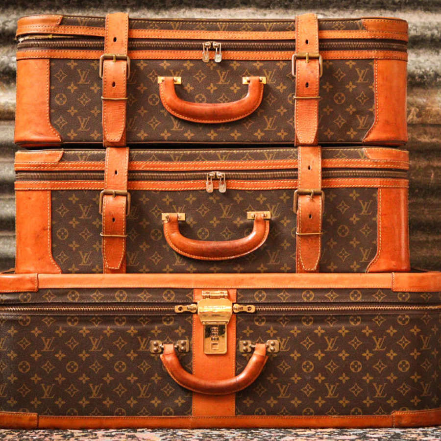 Extra Large Vintage Louis Vuitton Suitcase