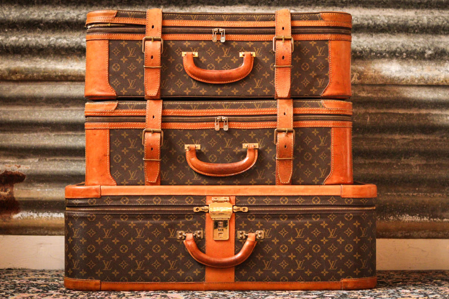 Extra Large Vintage Louis Vuitton Suitcase