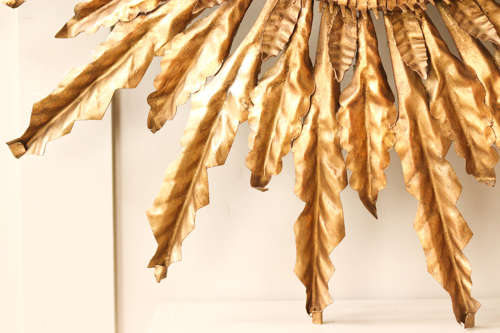 A double Spanish sunburst mirror