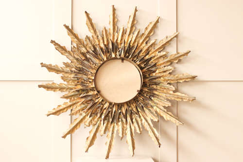 A double Spanish sunburst mirror