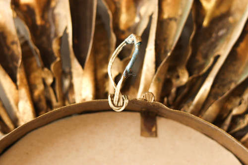 A double Spanish sunburst mirror