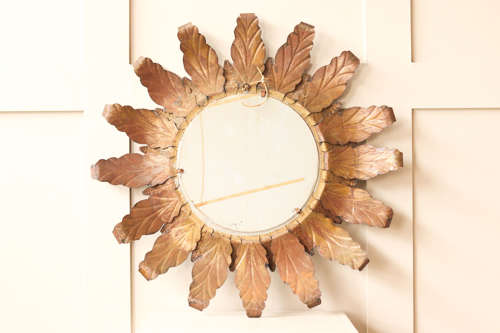 Stunning Gilt Spanish Sunburst Mirror