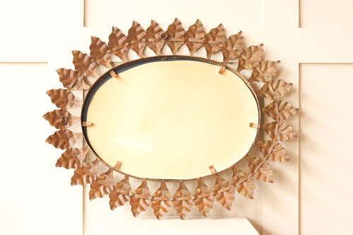 Oval Spanish Sunburst Mirror